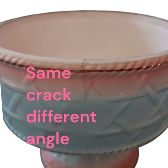 Majolica 3D Candy Dish Birds Floral Handpainted Porcelain Betson Colorful Shabby - Picture 14 of 16